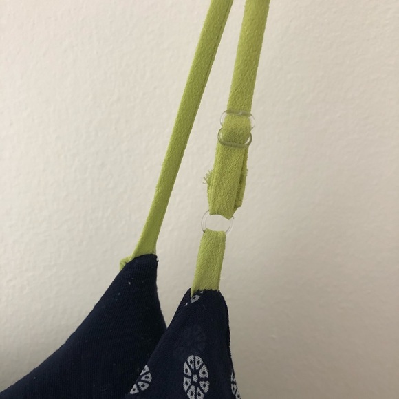 Navy Patterned Dress - Picture 4 of 5